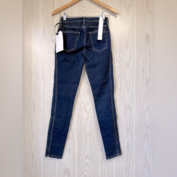 Current/Elliot High Waisted Ankle Skinny Stiletto Size 24 color Demir NWT - Picture 3 of 4